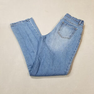 Childrens Place Jeans Girls Size 16 Slim Light Wash Blue Denim Adjustable Waist